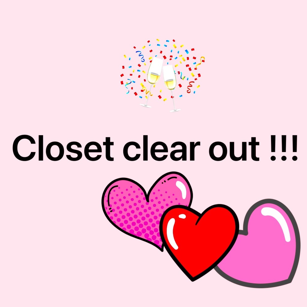 Closet clear out!